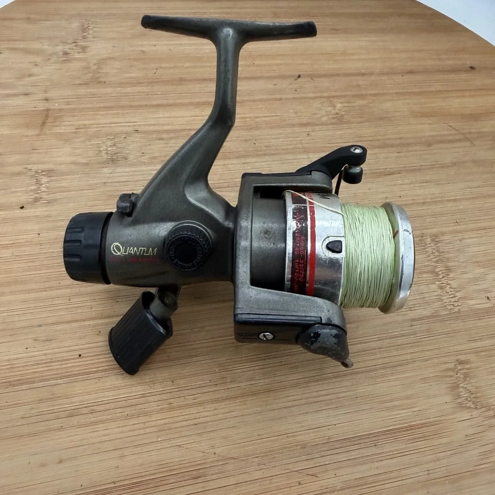 Vintage Quantum QL3 Long Stroke Spinning Fishing Reel Works‎